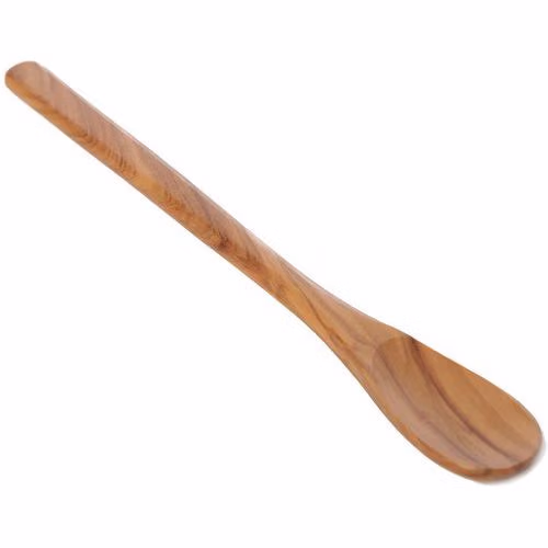 Spatule à moutarde en olivier