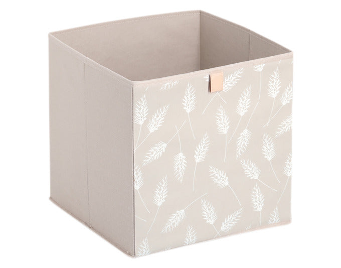 ZELLER Aufbewahrungsbox Pampasgrass Vlies beige 32x32x32 cm