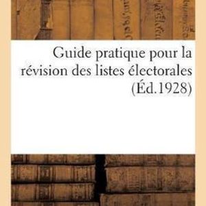 Guide Pratique Pour La R vision Des Listes lectorales Guide Pratique Pour La R vision Des Listes lectorales