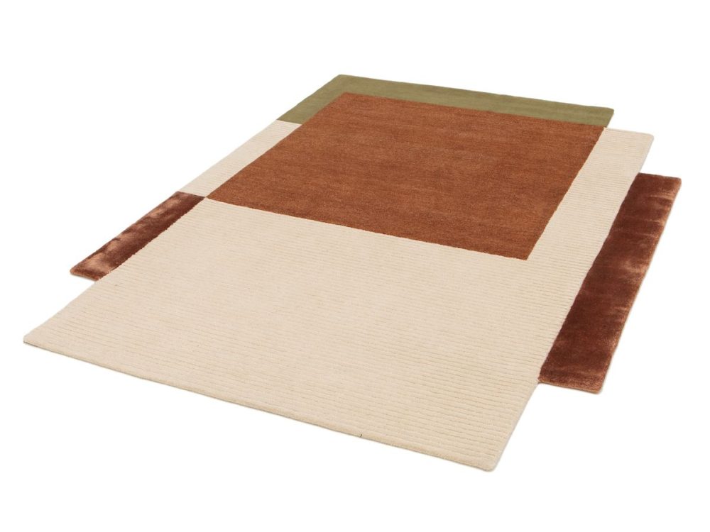 Tapis poils courts AFNAN motifs abstraits