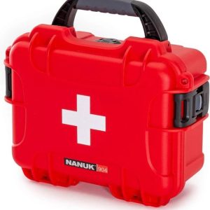 Nanuk 904 Mallette 904 vide – avec logo First Aid – Rouge Nanuk 904 Mallette 904 vide – avec logo First Aid – Rouge