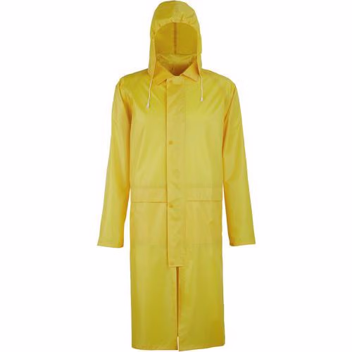 Manteau de pluie en pvc souple à capuche
