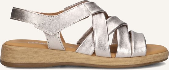 Gabor 736.1 Sandales – Compensées – Femme – Argenté – Taille 41 Gabor 736.1 Sandales – Compensées – Femme – Argenté – Taille 41