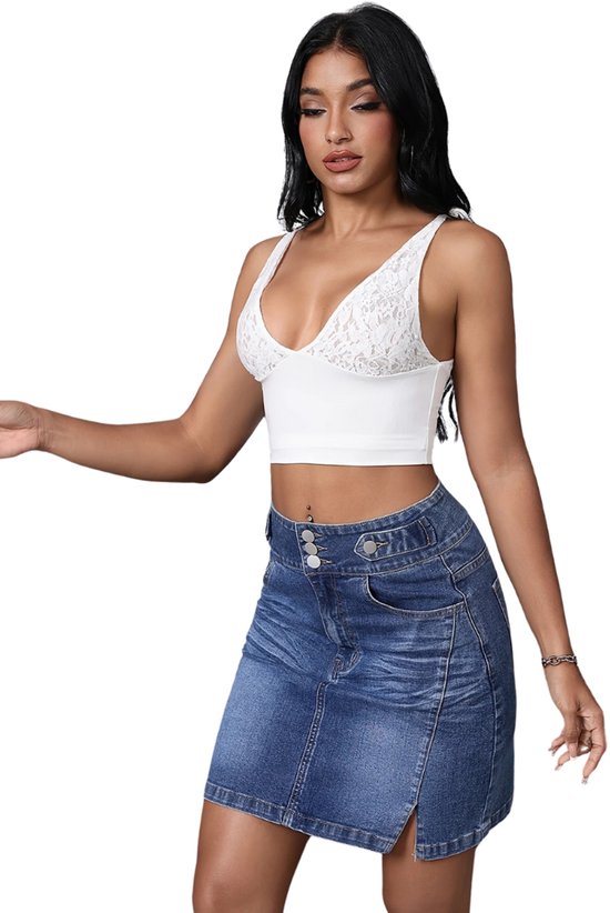 Jupe en jean Nivard - Rok - Jupe en jean femme - Denim - Robe en jean - L