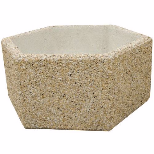Jardinière Byblos hexagonale
