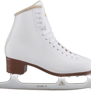Jackson – Excel – Patins artistiques – Patinage – Femme – Wit – Support léger et Fer en acier inoxydable – Pointure 38 (EU)