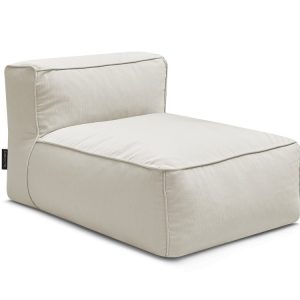 Chauffeuse 1 place sans accoudoir pour canape de jardin modulable GIULIA avec bache de protection Chauffeuse 1 place sans accoudoir pour canape de jardin modulable GIULIA avec bache de protection