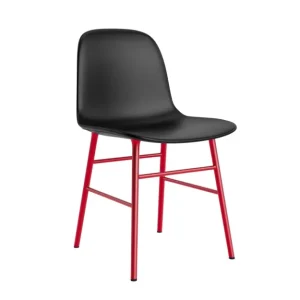 Form Stuhl gepolstert Leuchtendes Rot Stahl Ultra Form Stuhl gepolstert Leuchtendes Rot Stahl Ultra