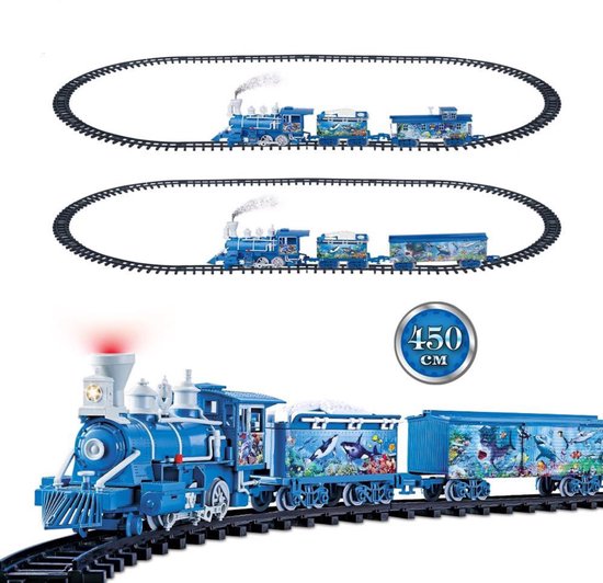 JMKA train - speelgoed de train - speelgoed - jeu de construction - 450 CM - speelgoed de train électrique