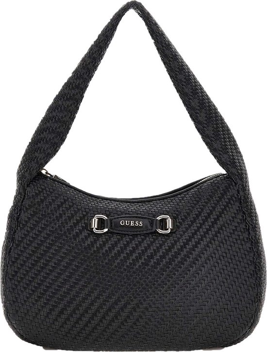 GUESS Sac à épaule Francy Hobo Bag Black Noir