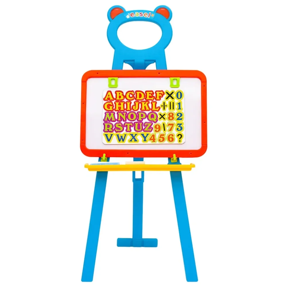 2-1 Children Easel with Chalkboard and Whiteboard – Image 2