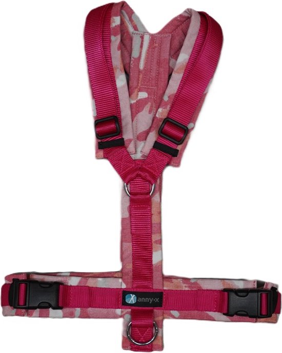Harnais pour chien AnnyX - FUN - Edition Limited - FIRE - camouflage - taille L - Tour de poitrine 70-86cm - Poids du chien 26-38 kg - My K9