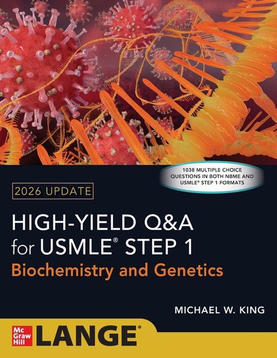 High Yield Q&A for USMLE Step 1 Biochemistry and Genetics 2026 Update