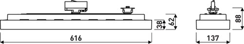 Lightpanel ConvisionLPCV 3P2-ST L-W19 01 65-930 K05 ETDD 05 – Image 2