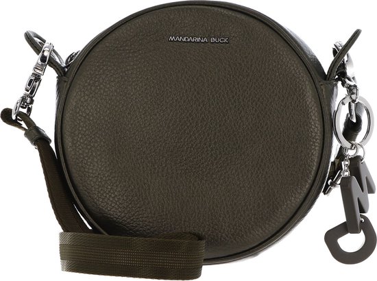 MANDARINA DUCK Cuir Sac à épaule bandoulière Mellow Lux Crossover Bag Metal Green Vert