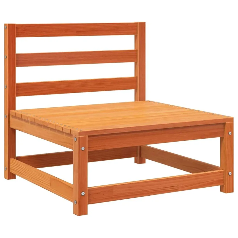Garden Sofa | Wax brown | Solid pine wood | 70x70x67 cm | Outdoor Sofa – Image 2