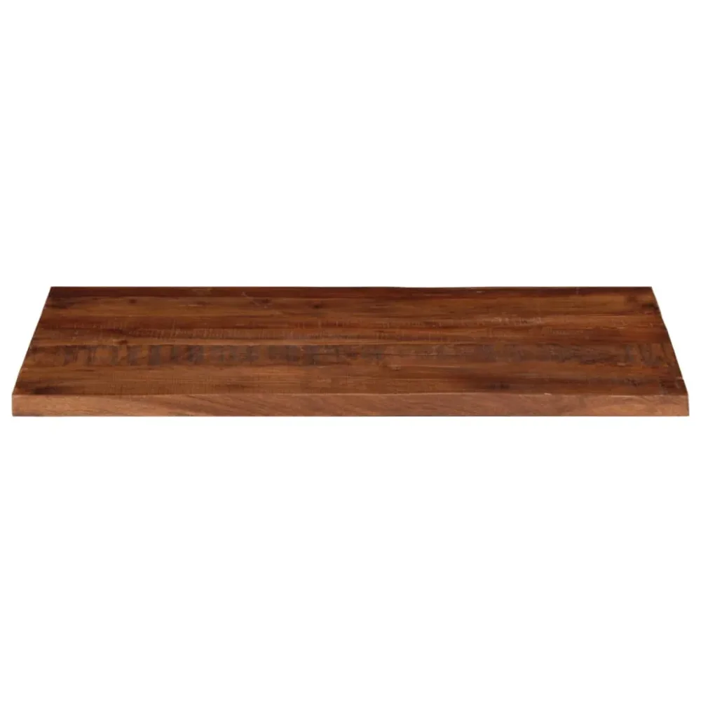 Table Top 120x70x2.5 cm Rectangular Solid Wood Reclaimed – Image 3