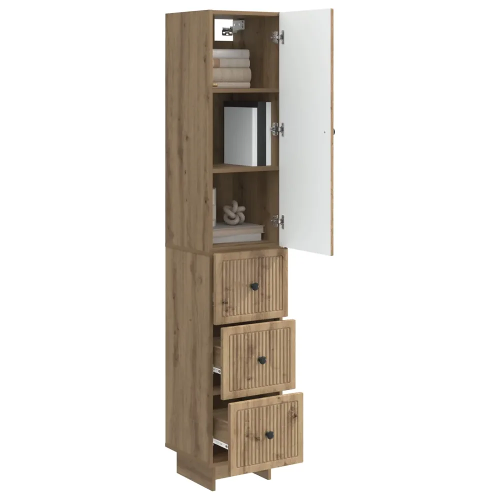 Cabinet Set 2 pcs 33 x 34.5 x 90 cm Engineered Wood – Image 2
