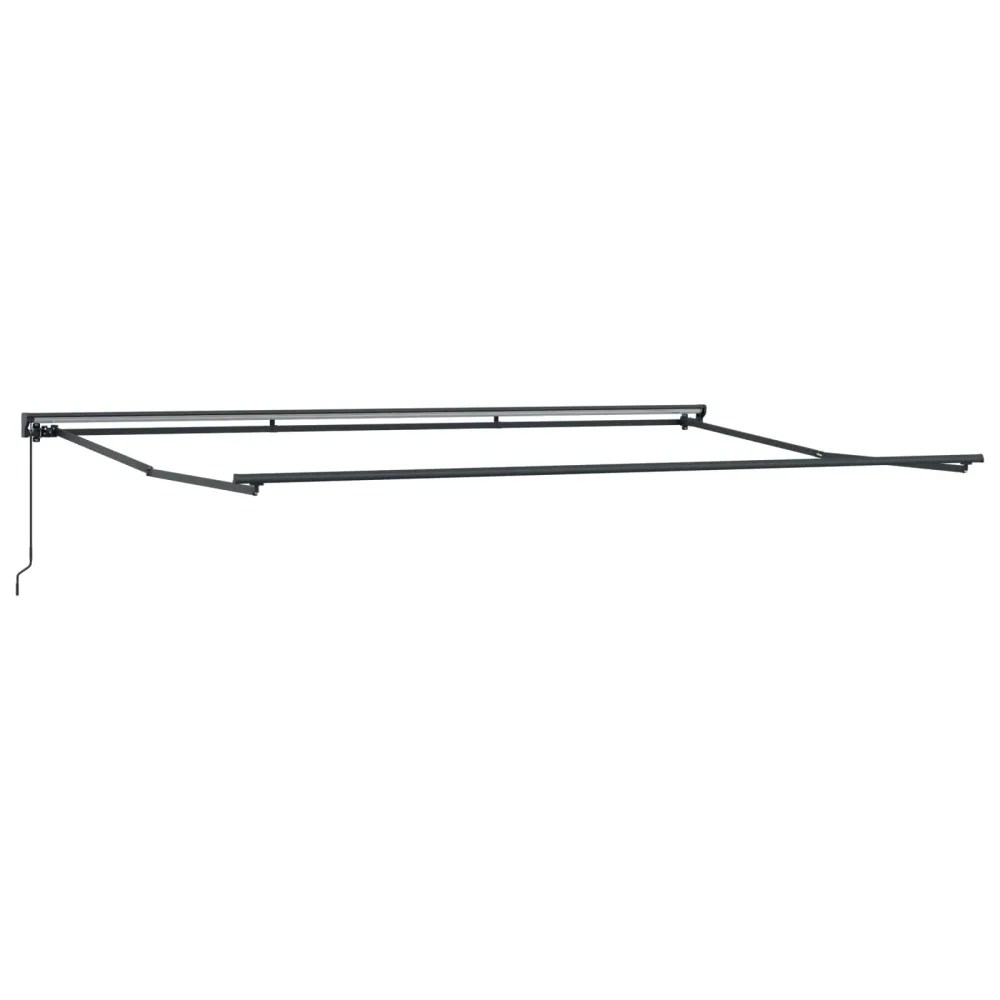 Retractable Awning Light Grey and White 3.5 x 2.5 m – Image 2