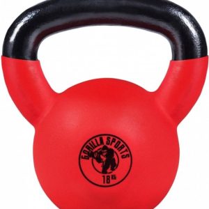 Gorilla Sports Kettlebell – Fonte (revêtement en caoutchouc) – 18 kg Gorilla Sports Kettlebell – Fonte (revêtement en caoutchouc) – 18 kg