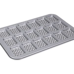 STÄDTER Mini-Waffel-Blech 38×26 cm silber We love Baking STÄDTER Mini-Waffel-Blech 38×26 cm silber We love Baking
