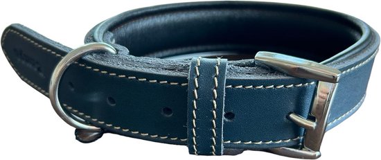 Lavida Home – Honden Halsband – Luxe leren Halsband- Handgemaakt – Verstelbaar -M-(40 x 54cm) 3 cm – Marineblauw Lavida Home – Honden Halsband – Luxe leren Halsband- Handgemaakt – Verstelbaar -M-(40 x 54cm) 3 cm – Marineblauw