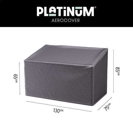 Housse de banc de jardin AeroCover 130x75x65 / 85 cm – anthracite Housse de banc de jardin AeroCover 130x75x65 / 85 cm – anthracite