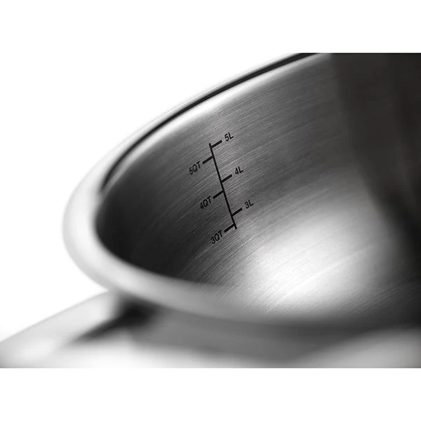 Casserole inox Castel'Pro 16 cm Cristel – Image 2