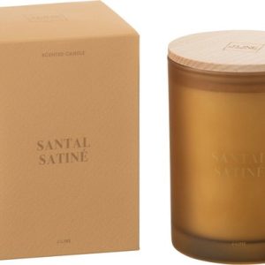 J-Line bougie parfumée Accords Essentiels – Santal Satiné – jaune – 38H J-Line bougie parfumée Accords Essentiels – Santal Satiné – jaune – 38H