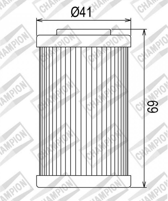 Filtre à huile Champion pour Moto Husaberg 450 FE 2009 à 2014 COF555 Neuf