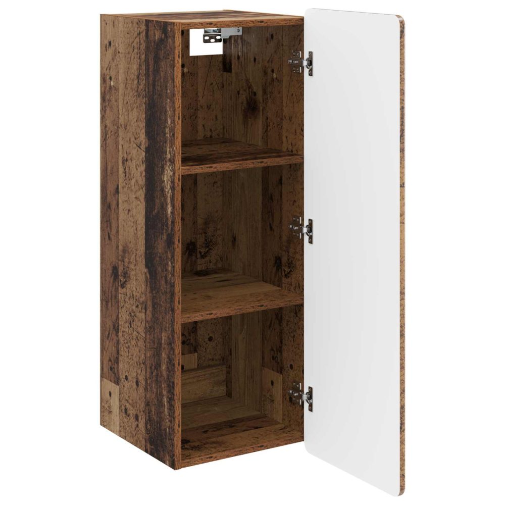 Wall-Mounted Cabinet Old Wood 33 x 34.5 x 94 cm Engineered Wood – Image 2
