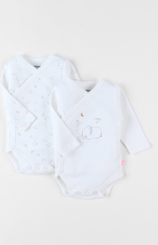 Set de 2 bodies naissance en coton,
