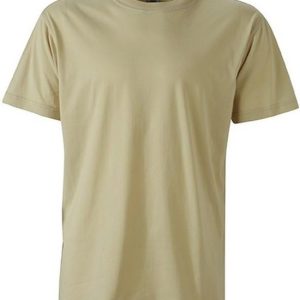 Fusible Systems – T-shirt pour hommes James and Nicholson Workwear (Beige) Fusible Systems – T-shirt pour hommes James and Nicholson Workwear (Beige)