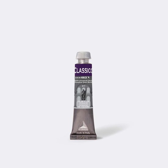 Maimeri Classico - peinture à l'huile - bleu-violet permanent 463 - tube de 200 ml