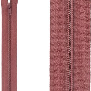 Fermeture éclair fine en polyester bordeaux 20cm – fermeture éclair solide non séparable