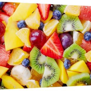 Gards Affiche Jardin Fond Diverse Fruits Colorés – 200×100 cm – Toile jardin – Décoration de jardin – Décoration murale extérieur – Tableau jardin Gards Affiche Jardin Fond Diverse Fruits Colorés – 200×100 cm – Toile jardin – Décoration de jardin – Décoration murale extérieur – Tableau jardin
