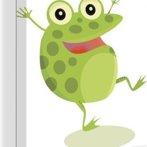 Illustration d’une grenouille en liesse 50×50 cm – Tirage photo sur toile (Décoration murale salon / chambre) Illustration d’une grenouille en liesse 50×50 cm – Tirage photo sur toile (Décoration murale salon / chambre)