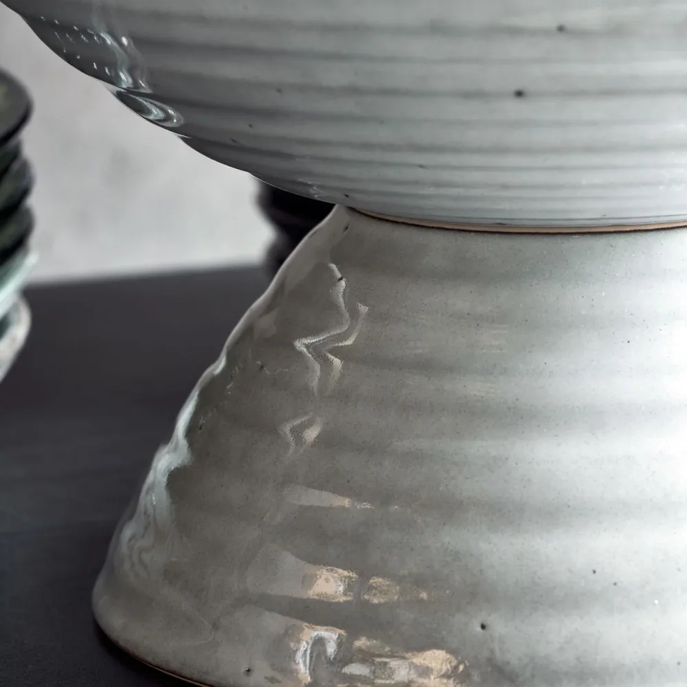Servierschale, HDRustic, Grau/Blau – Image 3