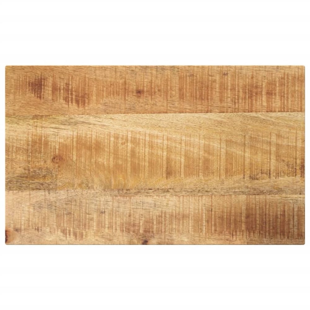 Table Top 40x20x3.8 cm Rectangular Solid Wood Rough Mango