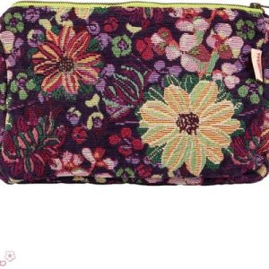 Imbarro – Pochette – Trousse de toilette – Trousse de beauté – Violet – Jaquard – 35x20cm Imbarro – Pochette – Trousse de toilette – Trousse de beauté – Violet – Jaquard – 35x20cm