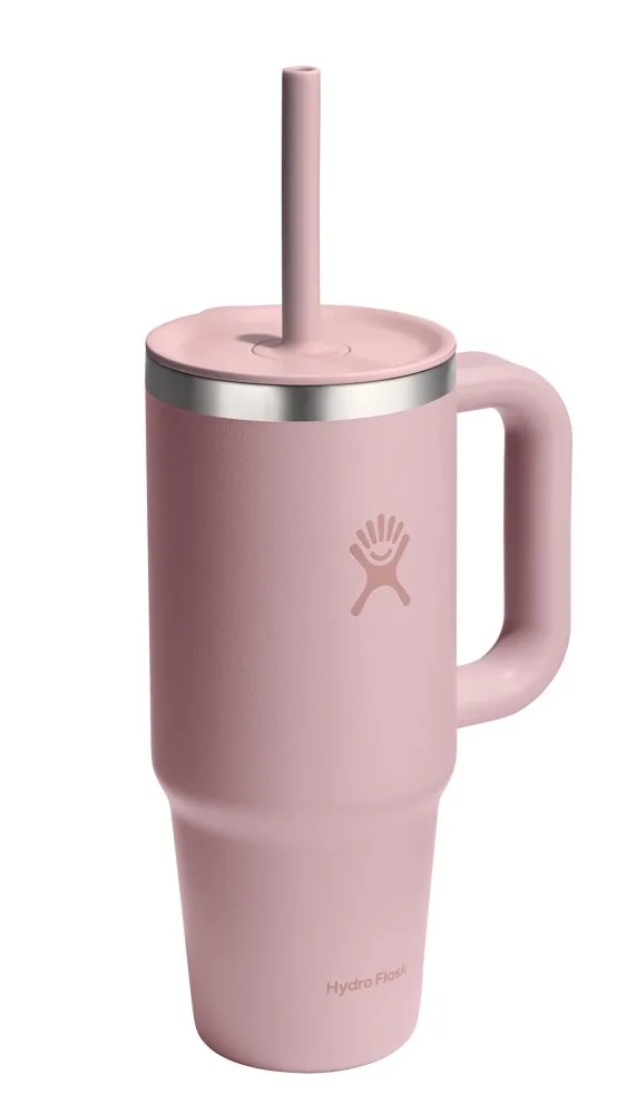 Reisebecher mit Trinkhalm 710ml trillium – Image 2