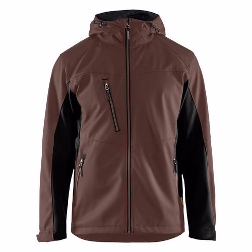 Veste de travail softshell à capuche