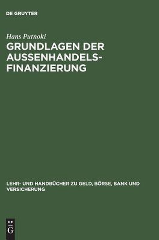 Grundlagen Der Außenhandelsfinanzierung