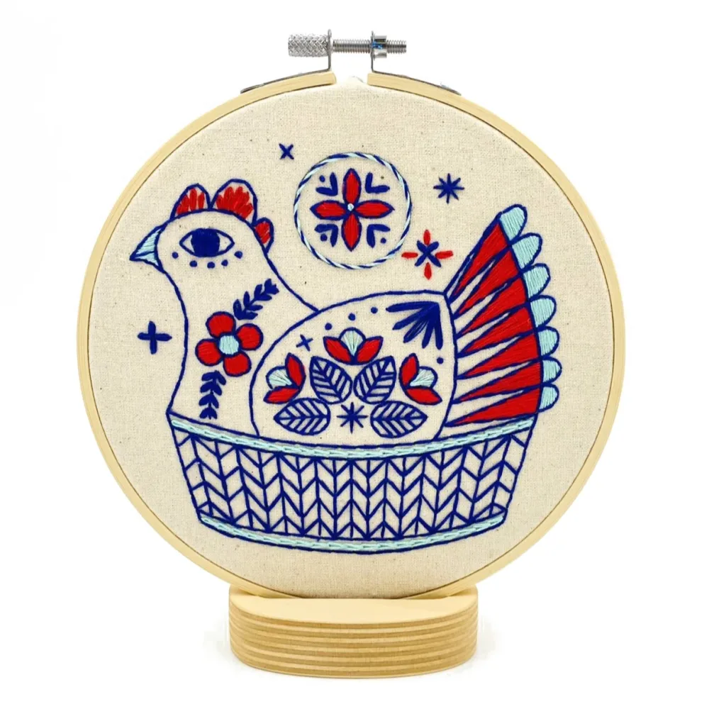 Kit de broderie complet French Hen Kit de broderie complet French Hen