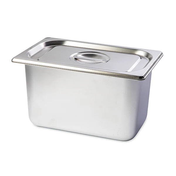 Bac gastro avec couvercle en inox et support bambou Mathon – Image 3