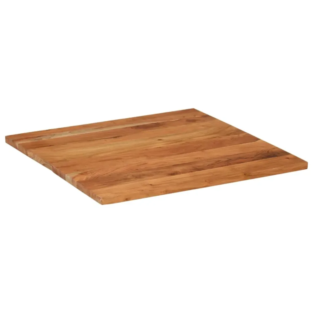 Table Top 70x70x3.8 cm Square Solid Wood Acacia – Image 2
