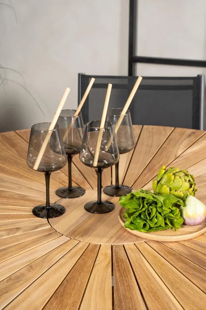 Mexiko Outdoor-Tischset + Santorini ⌀140cm/6St. – Image 3