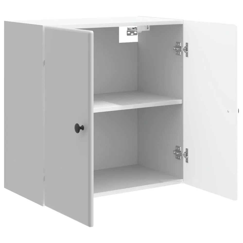 Wall-Mounted Cabinet High Gloss White 59 x 31 x 60 cm – Image 2