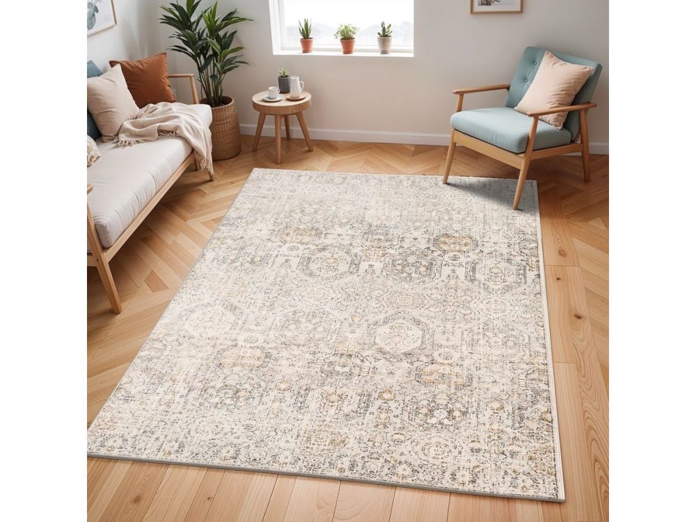 Tapis poils ras SORAYA vintage – Image 3