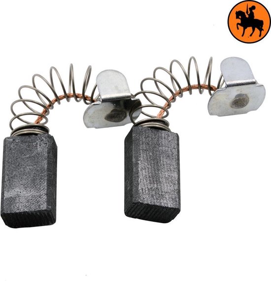Jeu de balais de charbon pour AEG Sander BBSE100 - 6.4x9.52x16mm